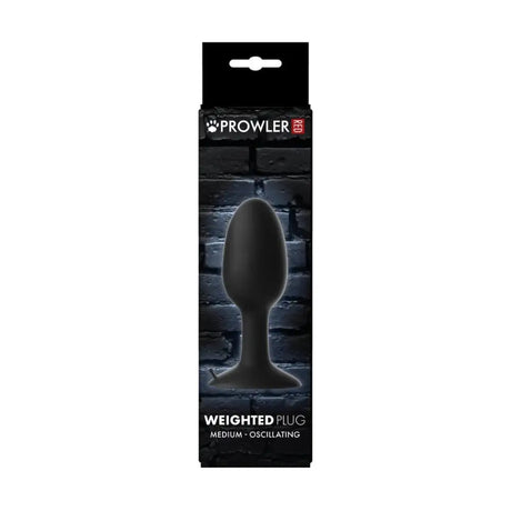 Prowler Red Medium Weighted Butt Plug Black - Sex Toys - Save 25% - Red - Fast Shipping - Sale United Kingdom Stoke-on-trent