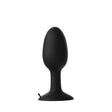 Prowler RED Medium Weighted Butt Plug Black - Sex Toys