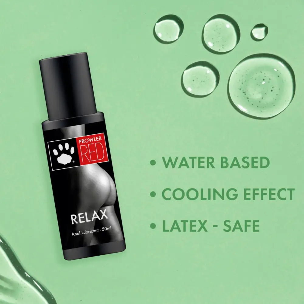 Prowler Red Relax Anal Lube 50ml - Red - Fast Shipping - Sex Essentials United Kingdom Stoke-on-trent