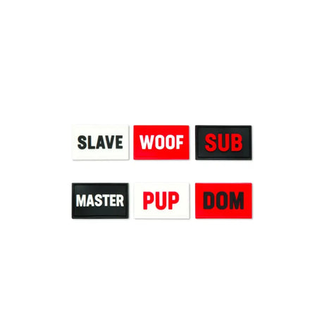 Prowler Red Swtich Jock Badges Pack 2 - Red - Fast Shipping - Fetish Wear United Kingdom Stoke-on-trent