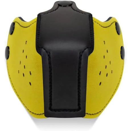 Prowler Red the Puppy Muzzle Yellow - Vibrant Bondage Hood for Roleplay - Save 20% - Sale United Kingdom Stoke-on-trent