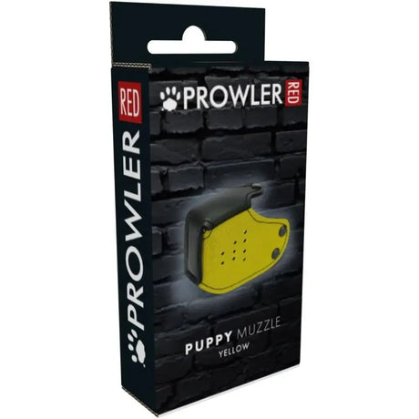 Prowler Red the Puppy Muzzle Yellow - Vibrant Bondage Hood for Roleplay - Save 20% - Sale United Kingdom Stoke-on-trent