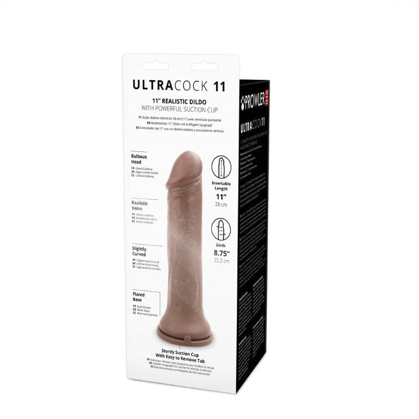 Prowler RED Ultra Cock 11 Dildo - Caramel