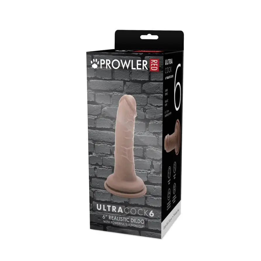 Prowler Red Ultra Cock 6 Dildo - Caramel - Sex Toys - Save 25% - Red - Fast Shipping - United Kingdom Stoke-on-trent