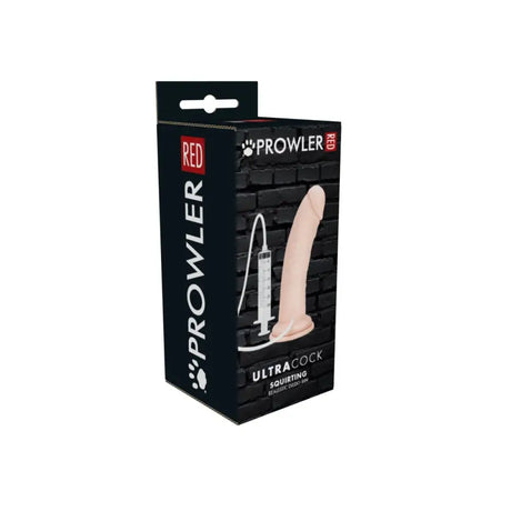 Prowler Red Ultra Cock Realistic Squirting Dildo (8’’) - Sex Toys - Save 25% - Red - Fast Shipping - United Kingdom Stoke-on-trent