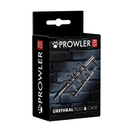 Prowler Red Urethol Plug and Cage - Sex Toys - Save 30% - Red - Fast Shipping - Sale United Kingdom Stoke-on-trent