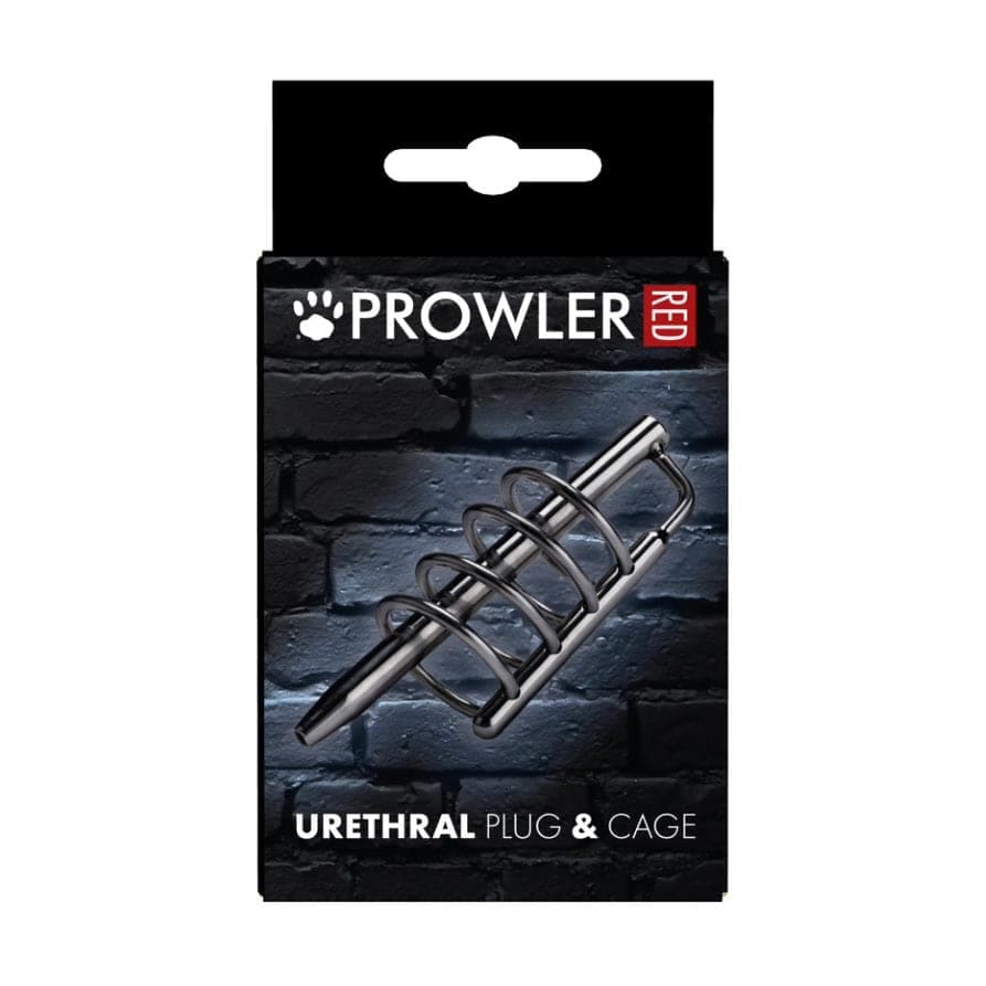 Prowler Red Urethol Plug and Cage - Sex Toys - Save 20% - Sale