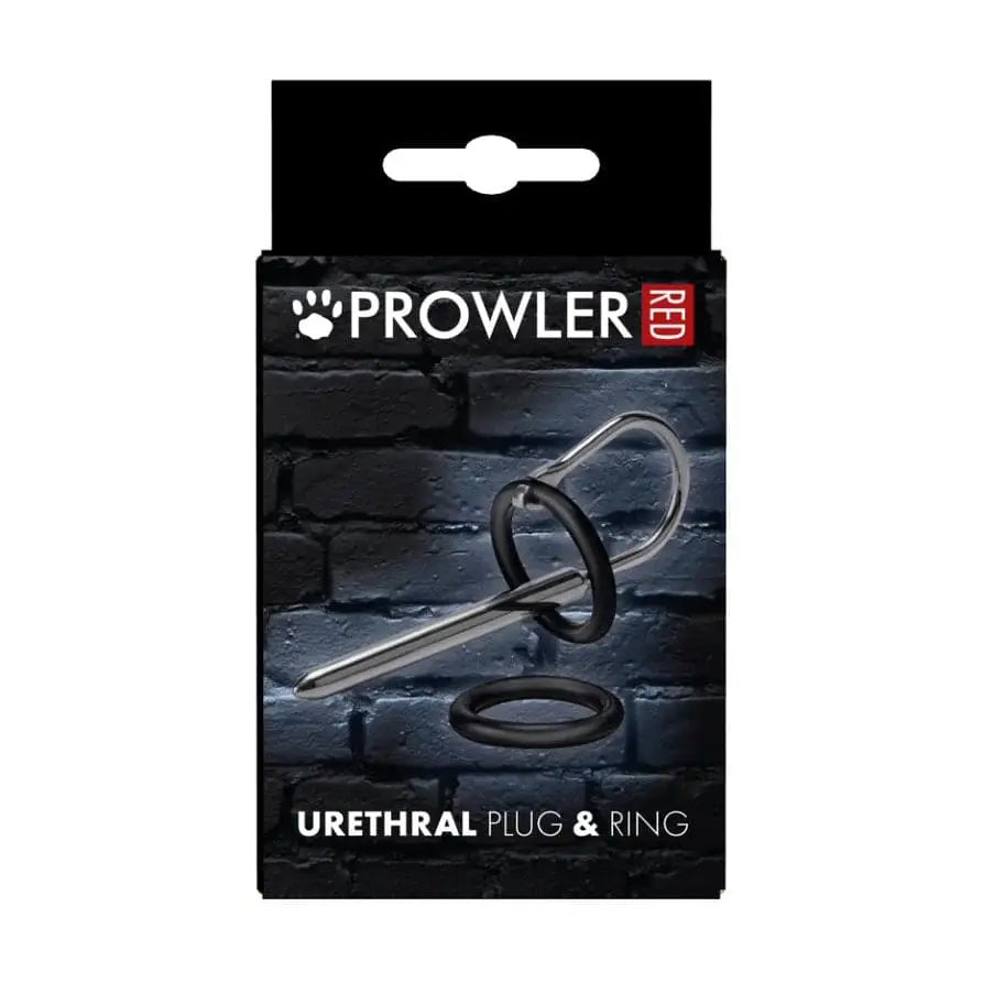 Prowler Red Urethol Plug and Ring - Sex Toys - Save 30% - Red - Fast Shipping - Sale United Kingdom Stoke-on-trent