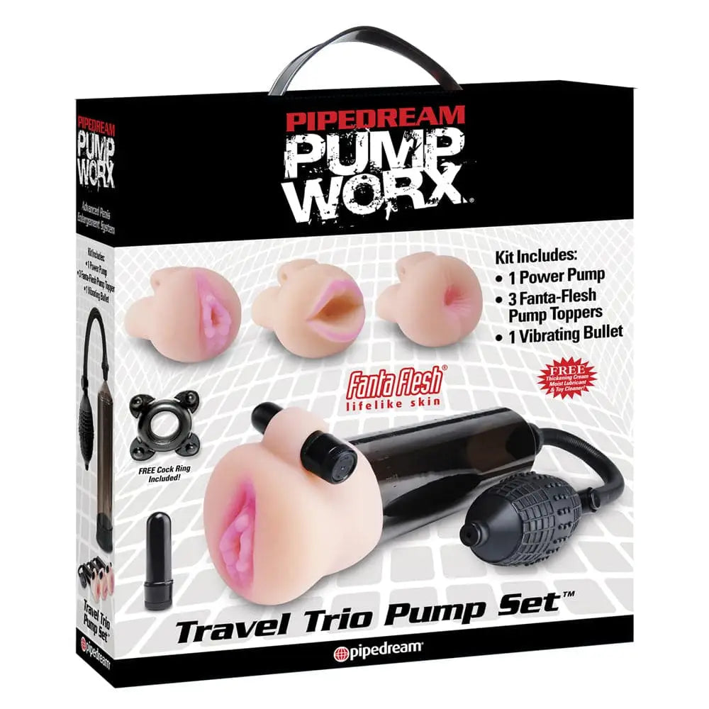 Pump Worx Travel Trio Set Masturbator - Save 25% - Fast Shipping - Sale United Kingdom Stoke-on-trent