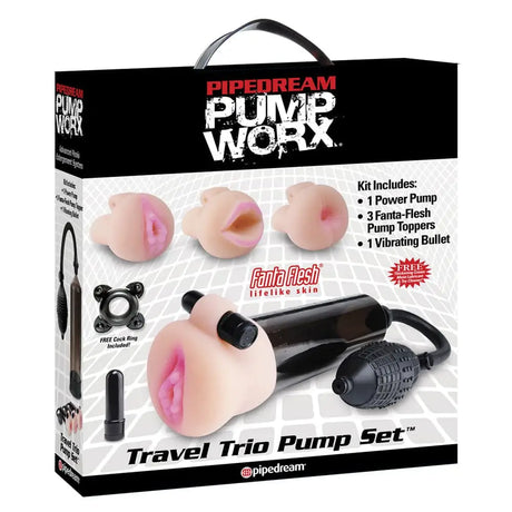 Pump Worx Travel Trio Set Masturbator - Save 25% - Fast Shipping - Sale United Kingdom Stoke-on-trent
