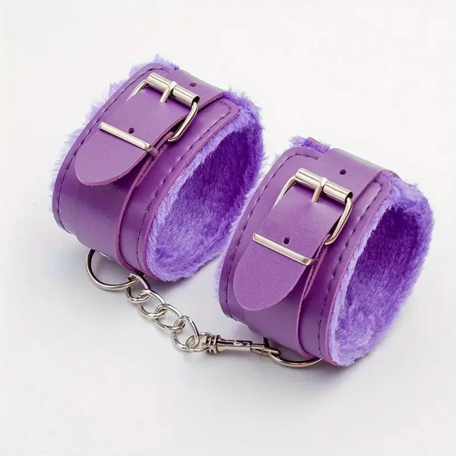 Purple Ankle Cuffs Only - purple