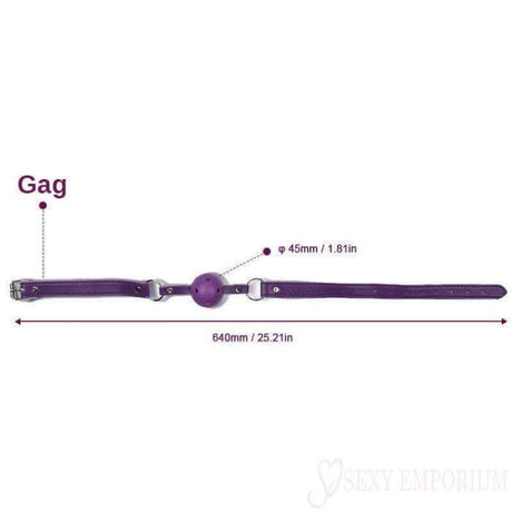 Purple Ball Gag Only