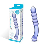 Purple Double Ended Glass Dildo - Save 25% - Fast Shipping - United Kingdom Stoke-on-trent