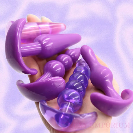Purple Jelly Queen Anal Kit - Save 25% - Fast Shipping - Dildos United Kingdom Stoke-on-trent