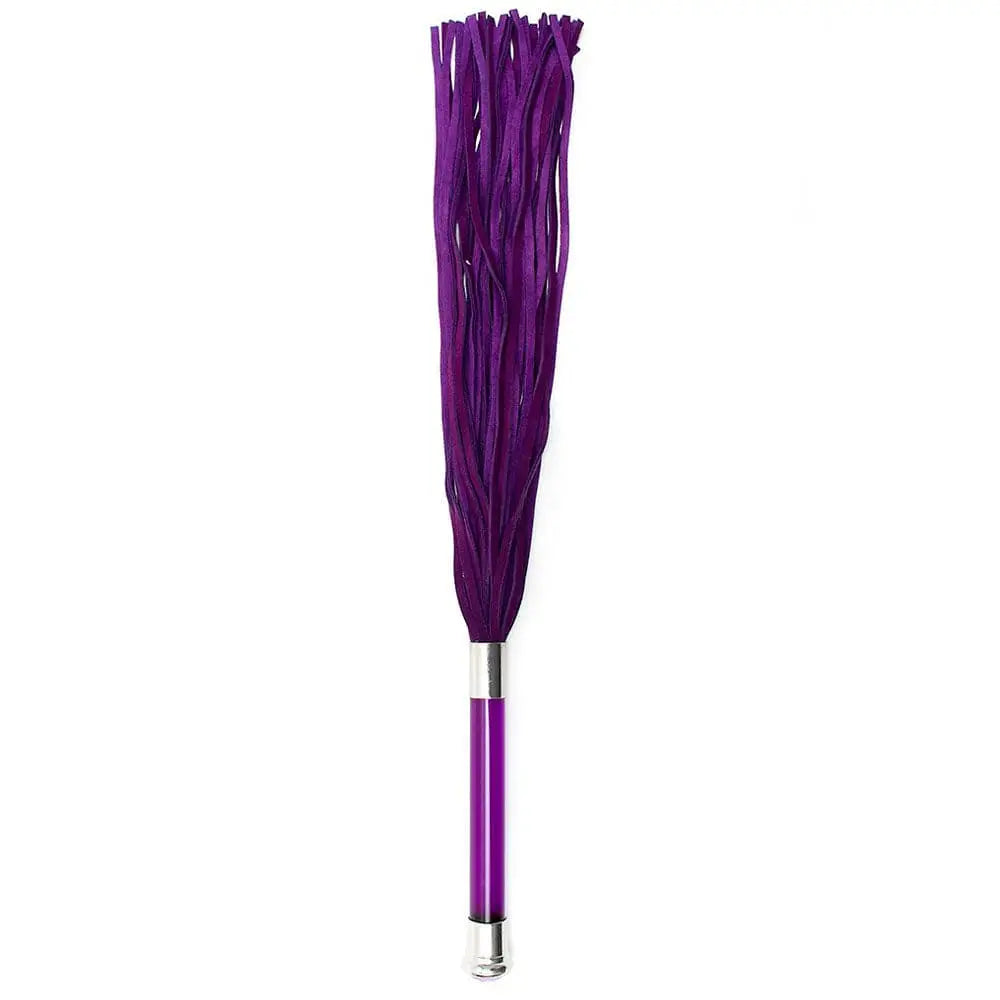 Purple Suede Flogger with Glass Handle and Crystal - Save 25% - with and - Fast Shipping - Sale United Kingdom Stoke-on-trent
