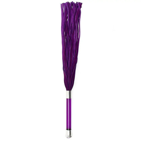 Purple Suede Flogger with Glass Handle and Crystal - Save 25% - with and - Fast Shipping - Sale United Kingdom Stoke-on-trent