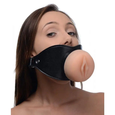 Pussy Face Oral Sex Mouth Gag - Save 15% - Fast Shipping - Sale United Kingdom Stoke-on-trent