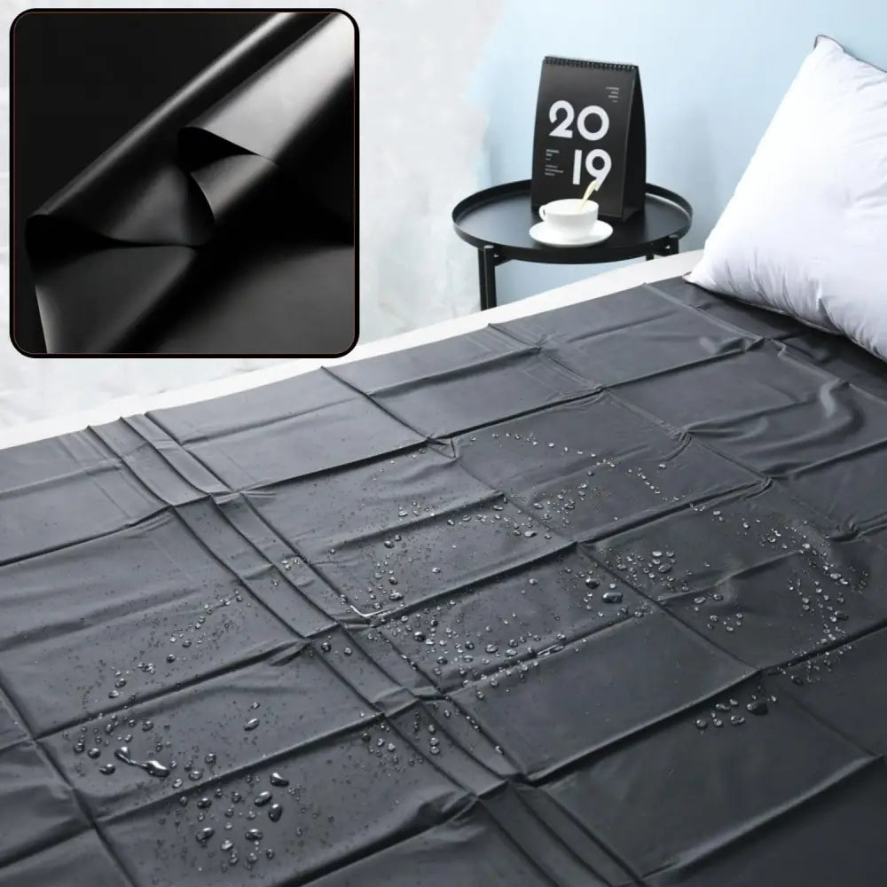 Pvc Rubber Waterproof Bed Sheet Black 135 Cm x 190 - Save 20% - Sale United Kingdom Stoke-on-trent