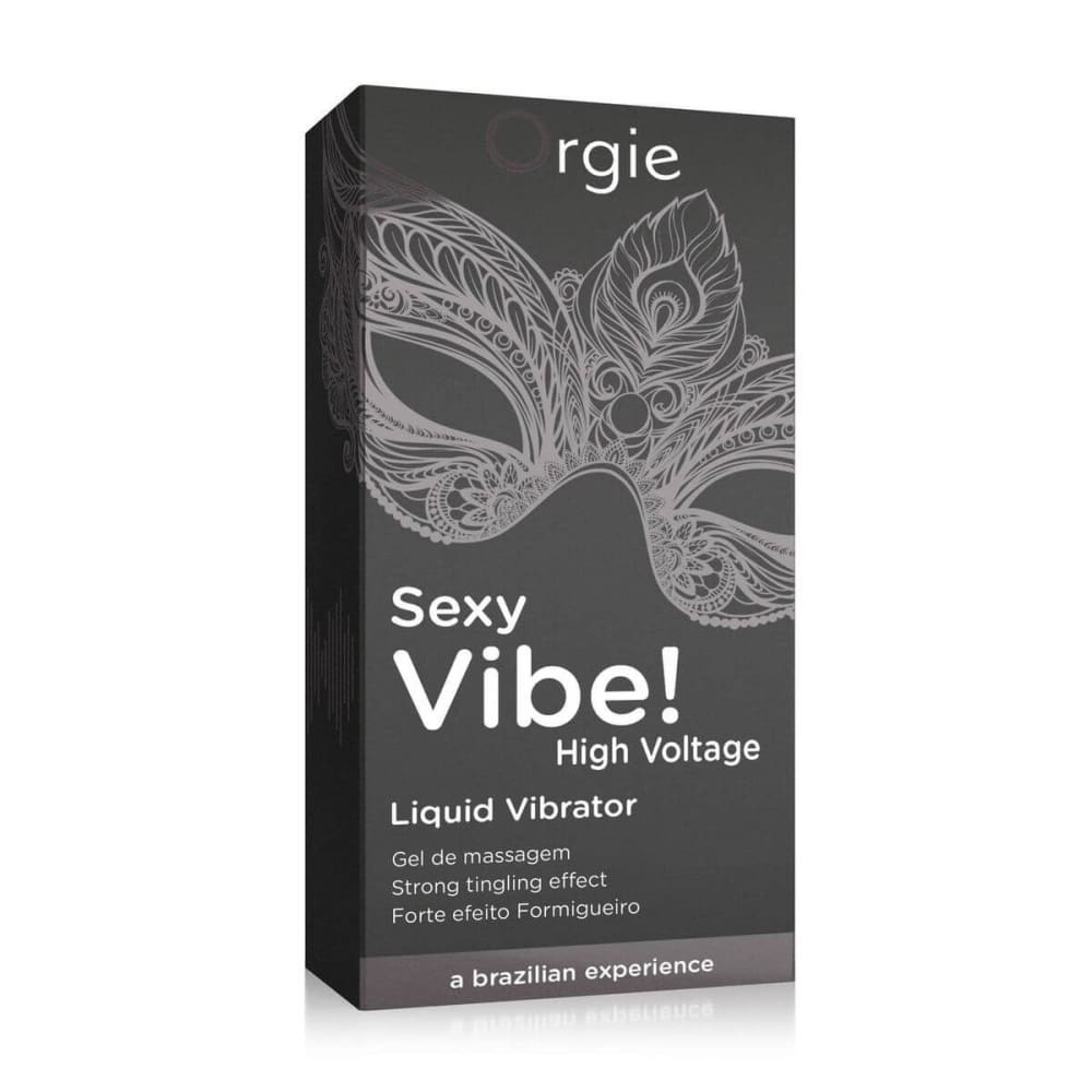 Orgie Sexy Vibe! High Voltage Liquid Vibrator 15ml - Save 15% - Sale