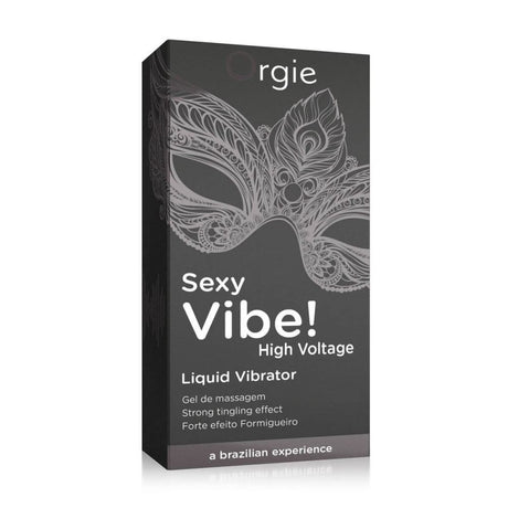 Orgie Sexy Vibe! High Voltage Liquid Vibrator 15ml - Save 15% - Sale