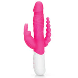 Rabbit Essentials Rr Rechargeable Slim Double Penetration Vibrator Pink - Save 20% - Rr - United Kingdom Stoke-on-trent
