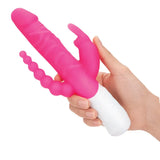 Rabbit Essentials Rr Rechargeable Slim Double Penetration Vibrator Pink - Save 20% - Rr - United Kingdom Stoke-on-trent