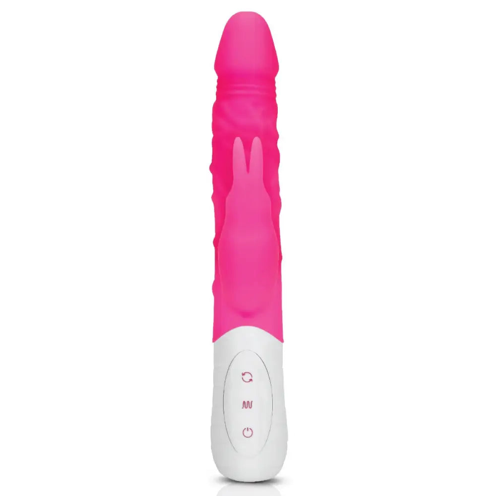 Rabbit Essentials Rr Rechargeable Slim Double Penetration Vibrator Pink - Save 20% - Rr - United Kingdom Stoke-on-trent