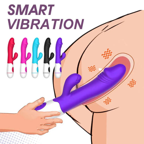 Rabbit Vibrating Dildo G-spot Clit Superior Sex Toy for Everyone Vibe Massager - Sale United Kingdom Stoke-on-trent