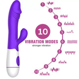 Rabbit Vibrating Dildo G-spot Clit Superior Sex Toy for Everyone Vibe Massager - Save 30% - Vibrator United Kingdom Stoke-on-trent