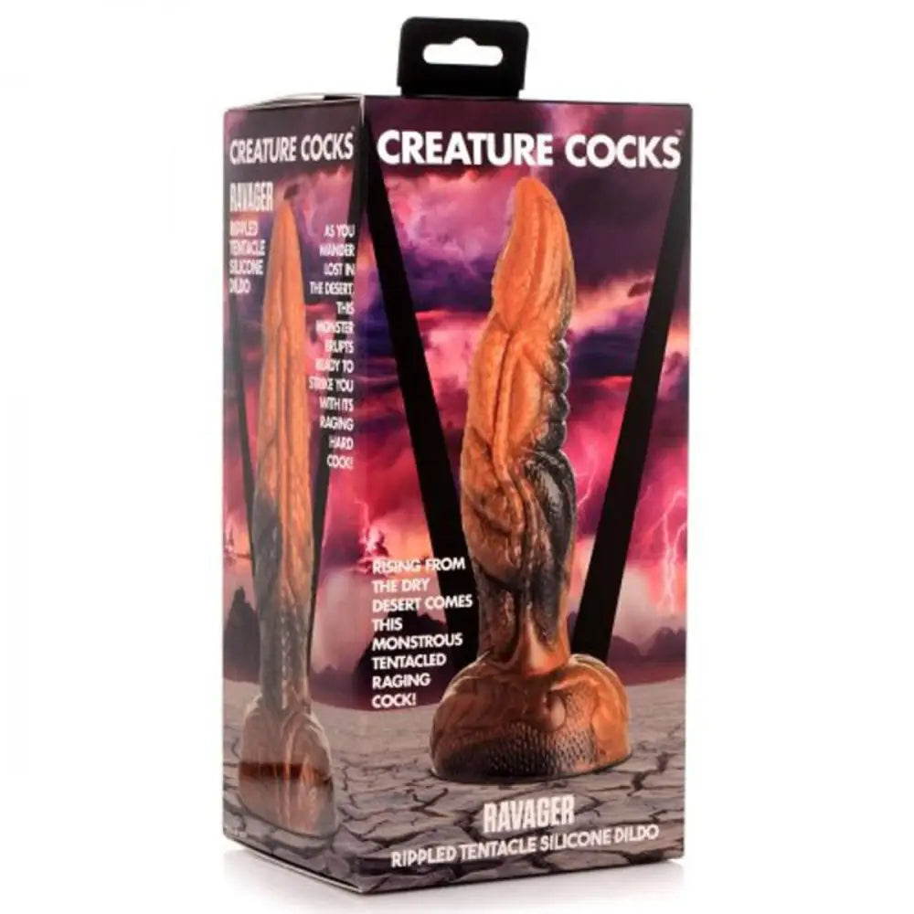 Ravager Rippled Tentacle Dong - Save 25% - Fast Shipping - Dildo United Kingdom Stoke-on-trent