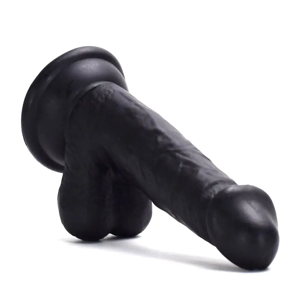 Real Feel 5.5 Inch Black Suction Cup Dildo - Dildos - Save 25% - Fast Shipping - United Kingdom Stoke-on-trent