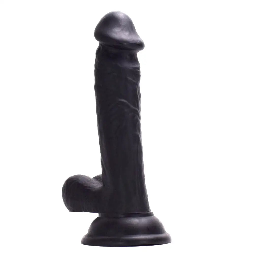 Real Feel 5.5 Inch Black Suction Cup Dildo - Dildos - Save 25% - Fast Shipping - United Kingdom Stoke-on-trent