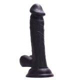 Real Feel 5.5 Inch Black Suction Cup Dildo - Dildos - Save 25% - Fast Shipping - United Kingdom Stoke-on-trent