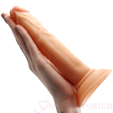 Real Feel 7.5 Inch Pegging Dildo Flesh - Save 25% - Fast Shipping | Sexy Emporium