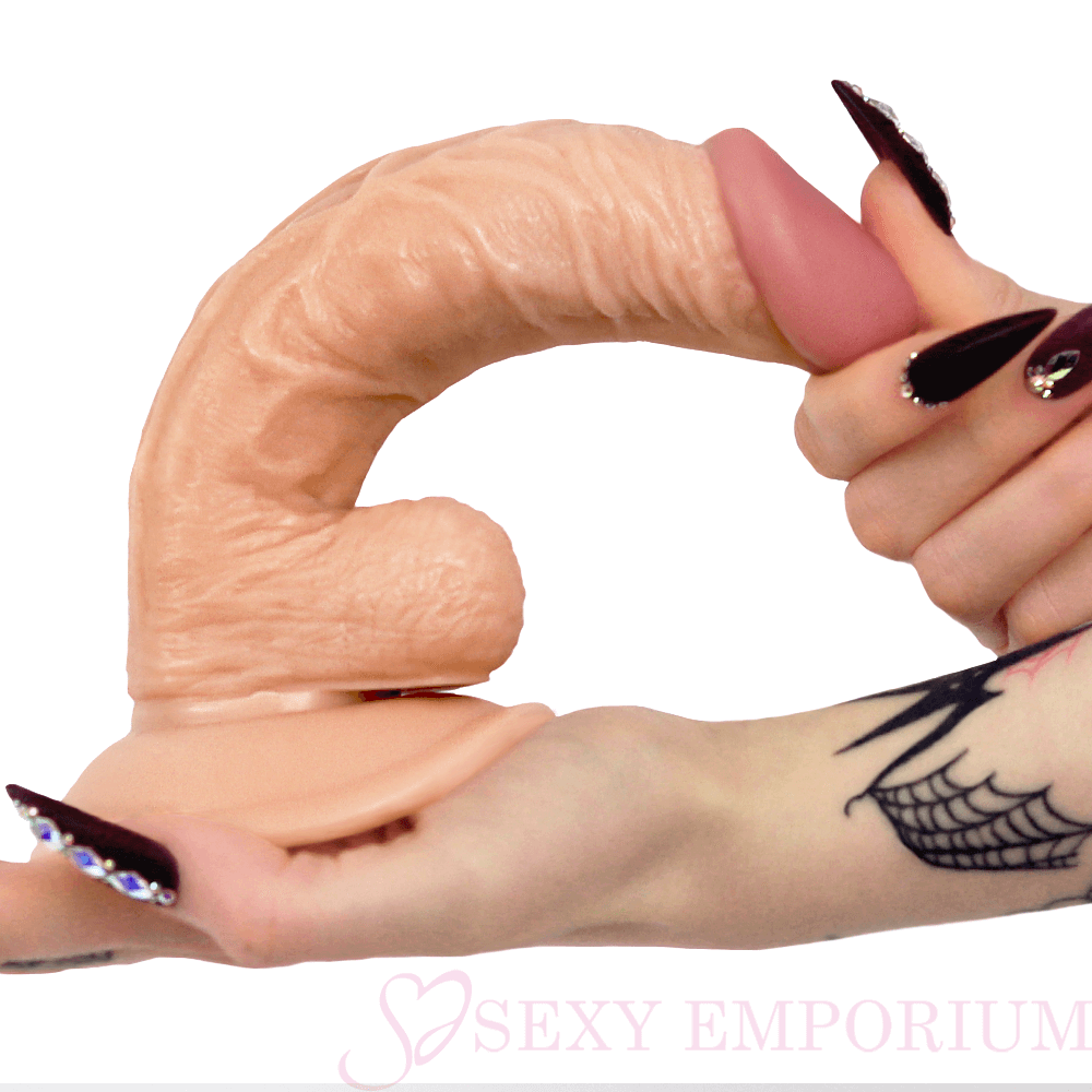 Real Feel 7 Inch Dildo Flesh - Save 20% - Fast Shipping | Sexy Emporium