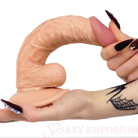 Real Feel 7 Inch Dildo Flesh - Dildos - Save 30% - Fast Shipping - United Kingdom Stoke-on-trent