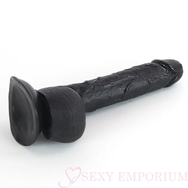 Real Feel 9 Inch Suction Cup Dildo Black - Save 10% - 15% - Fast Shipping - Dildos United Kingdom Stoke-on-trent