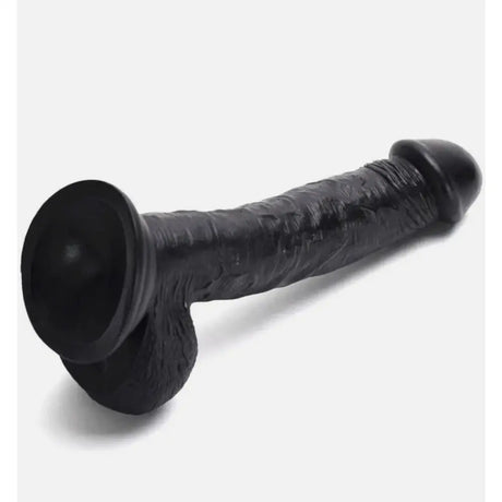 Real Feel 9 Inch Suction Cup Dildo Black - Save 10% - 15% - Fast Shipping - Dildos United Kingdom Stoke-on-trent