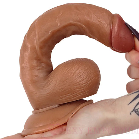Real Feel 9 Inch Suction Cup Dildo Brown - Save 30% - Fast Shipping - United Kingdom Stoke-on-trent