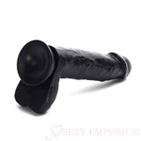 Realistic 6 Inch Suction Cup Dildo Black - Save 20% - Fast Shipping - United Kingdom Stoke-on-trent