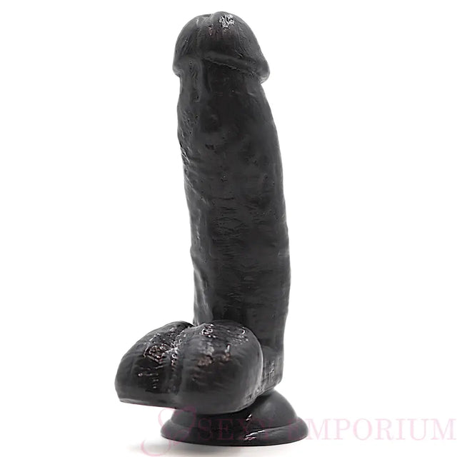 Realistic 6 Inch Suction Cup Dildo Black - Save 20% - Fast Shipping - United Kingdom Stoke-on-trent