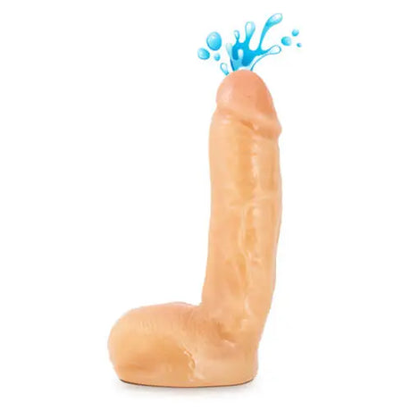 Realistic 8 Inch Squirting Cock with Balls - Dildos - Save 25% - Fast Shipping - Dildo United Kingdom Stoke-on-trent