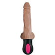 Realistic Warming 6.5 Inch Vibrating Dildo with Balls Brown - Dildos - Save 25% - Inch - Fast - United Kingdom Stoke-on-trent