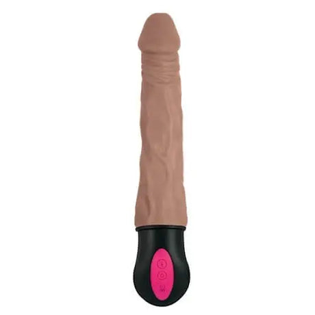 Realistic Warming 7 Inch Vibrating Dildo Brown - Dildos - Save 25% - Inch - Fast Shipping - United Kingdom Stoke-on-trent