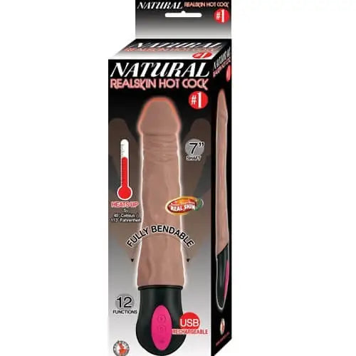 Realistic Warming 7 Inch Vibrating Dildo Brown - Dildos - Save 25% - Inch - Fast Shipping - United Kingdom Stoke-on-trent