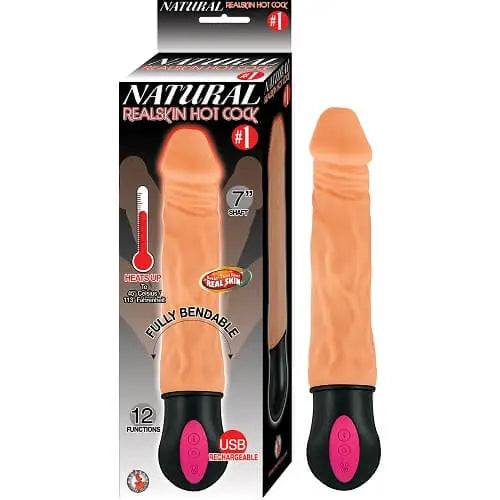 Realistic Warming 7 Inch Vibrating Dildo Vanilla - Dildos - Save 25% - Inch - Fast Shipping - United Kingdom Stoke-on-trent