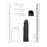 Realrock 7 Inch Penis Sleeve Black - Save 30% - Realrock - Fast Shipping - Sale United Kingdom Stoke-on-trent