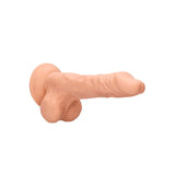 Realrock 8 Inch Dong with Testicles Flesh Pink - Save 30% - Realrock with - Fast Shipping - Dildo United Kingdom Stoke-on-trent