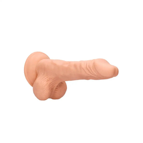 Realrock 8 Inch Dong with Testicles Flesh Pink - Save 30% - Realrock with - Fast Shipping - Dildo United Kingdom Stoke-on-trent