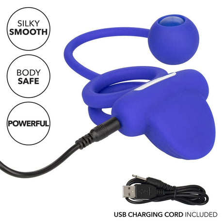 Rechargeable Dual Rockin Rim Enhancer Cock Ring - Save 30% - Sale